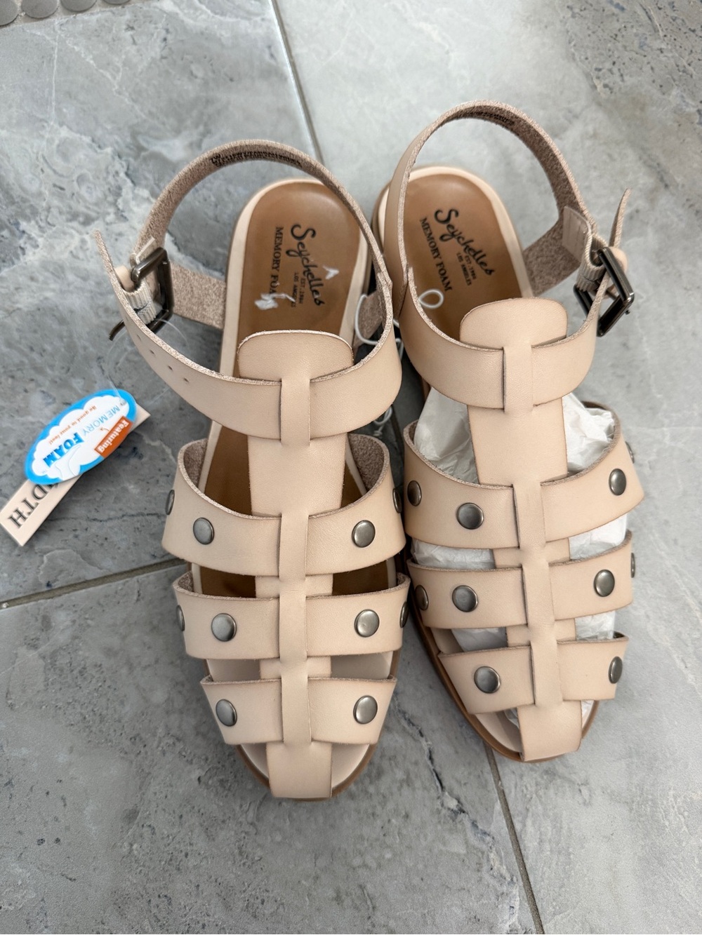 Seychelles Beige Fisherman Sandals